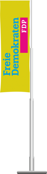 Hißflagge Hochformat